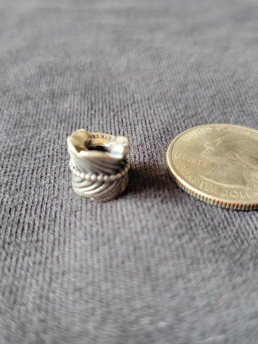 Pandora Feather Sterling Silver Charm